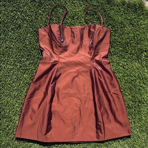 DANIELLE BERNSTEIN irridecent Mini Dress